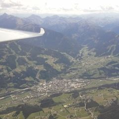 Flugwegposition um 12:13:44: Aufgenommen in der Nähe von Gemeinde Ramsau am Dachstein, 8972, Österreich in 3022 Meter